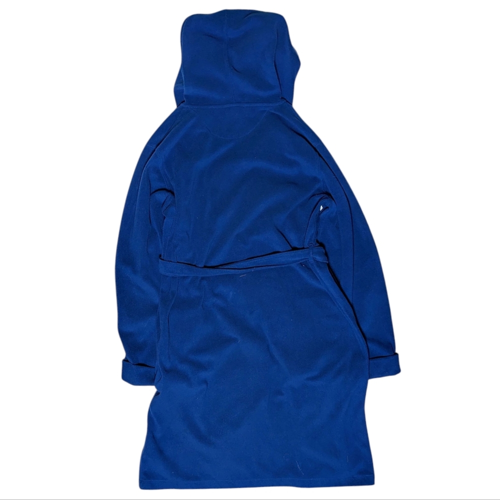 Lands End Fleece Hooded Robe - Picture 2 of 8